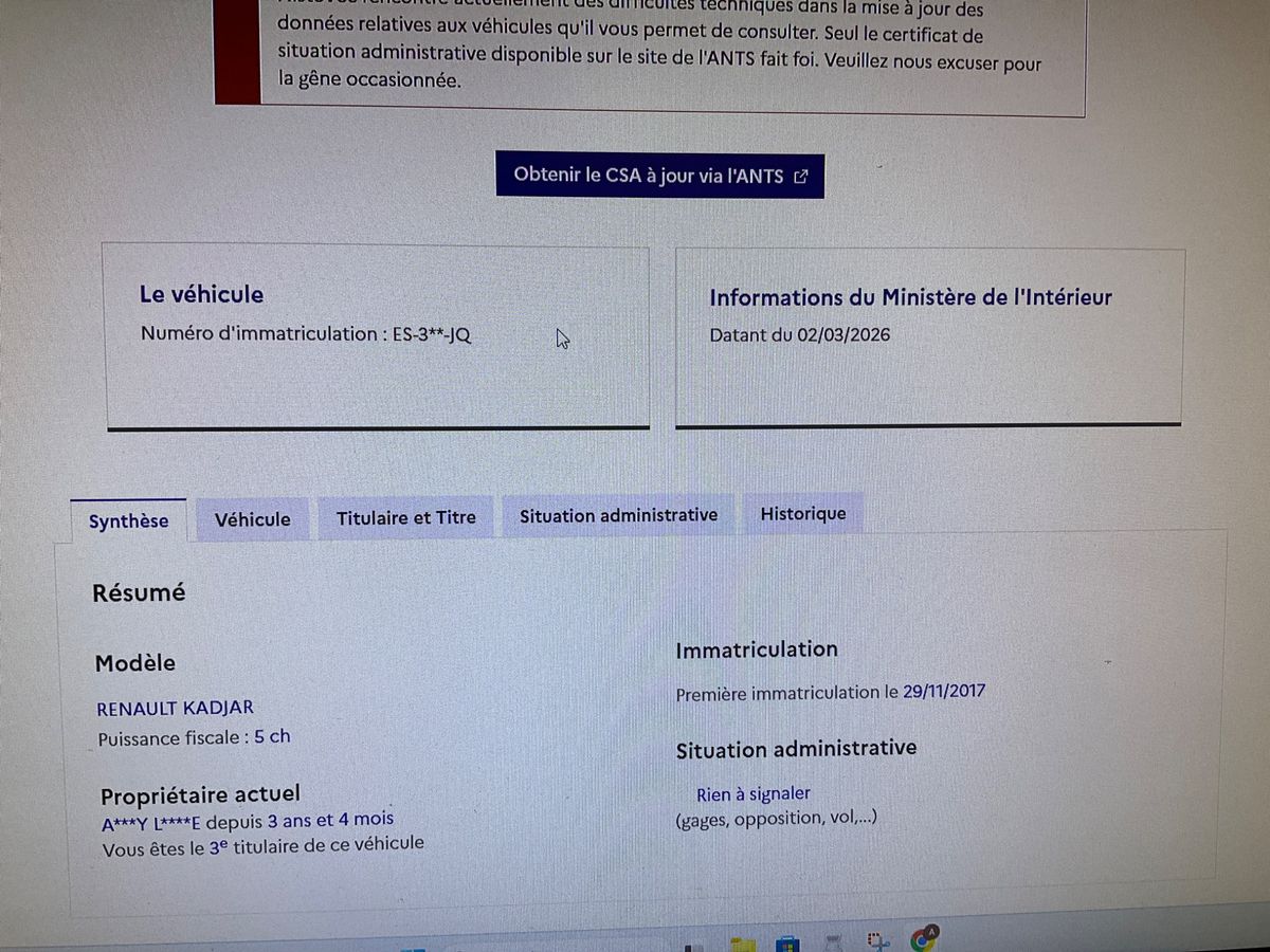 Renault Kadjar d'occasion