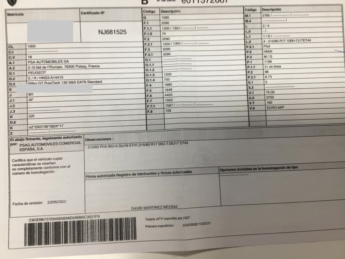 Peugeot Rifter d'occasion