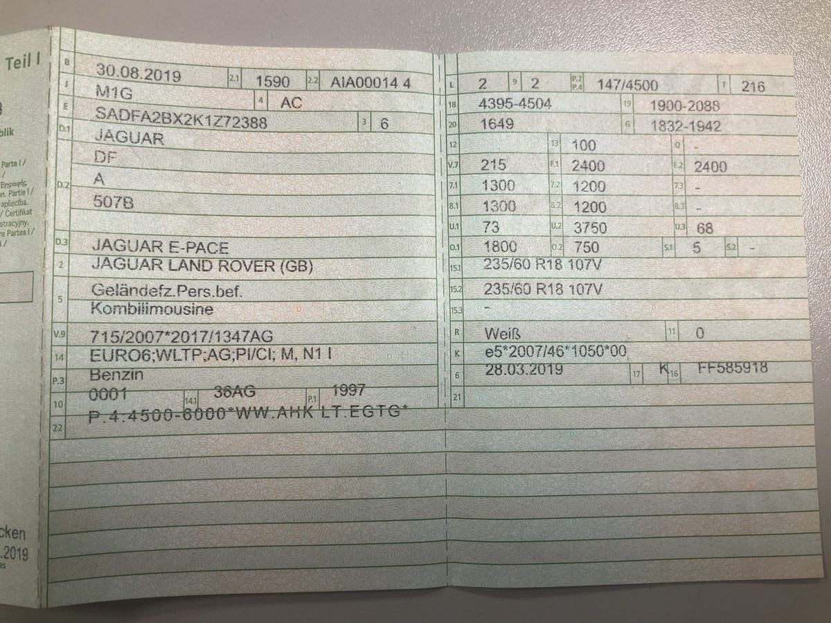 Jaguar E-Pace d'occasion