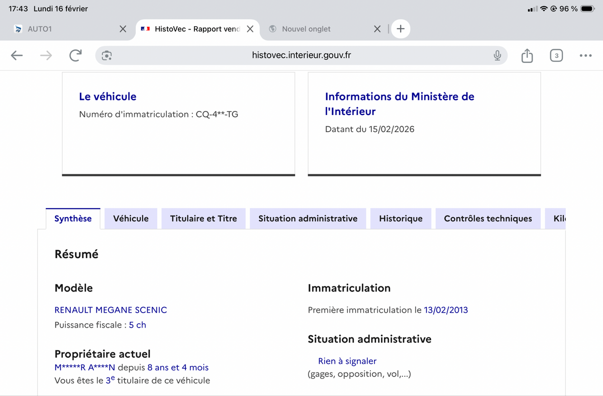 Renault Scenic d'occasion