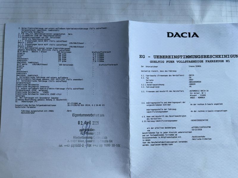 Dacia Dokker 1.6 SCe Stepway Charisma — zdjęcie 16