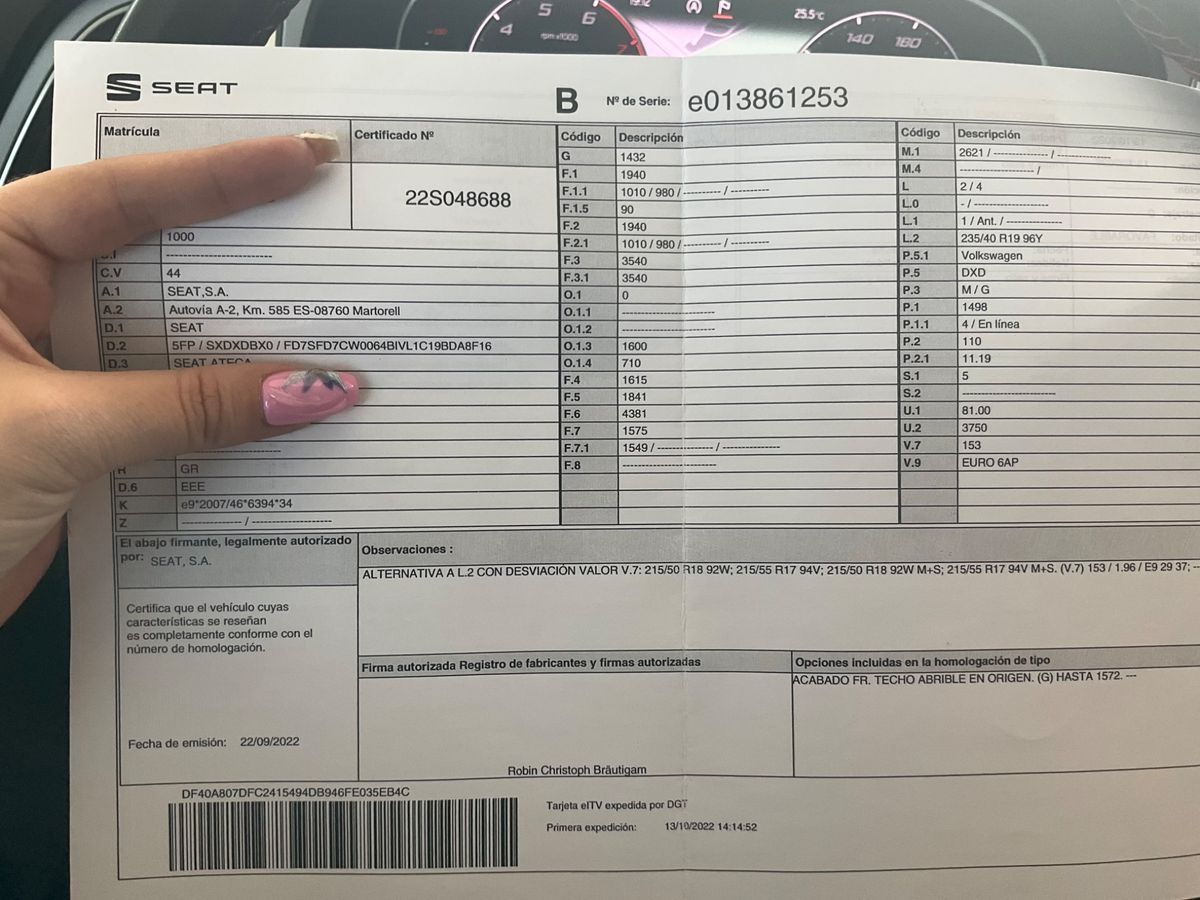 Seat Ateca 1.5 TSI ACT FR