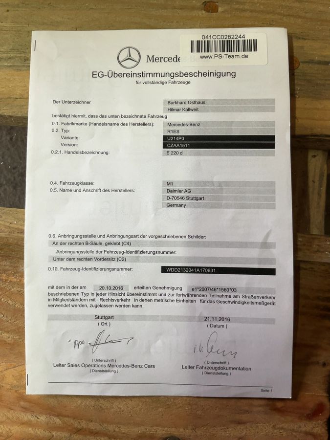 Mercedes-Benz E-Klasse d'occasion