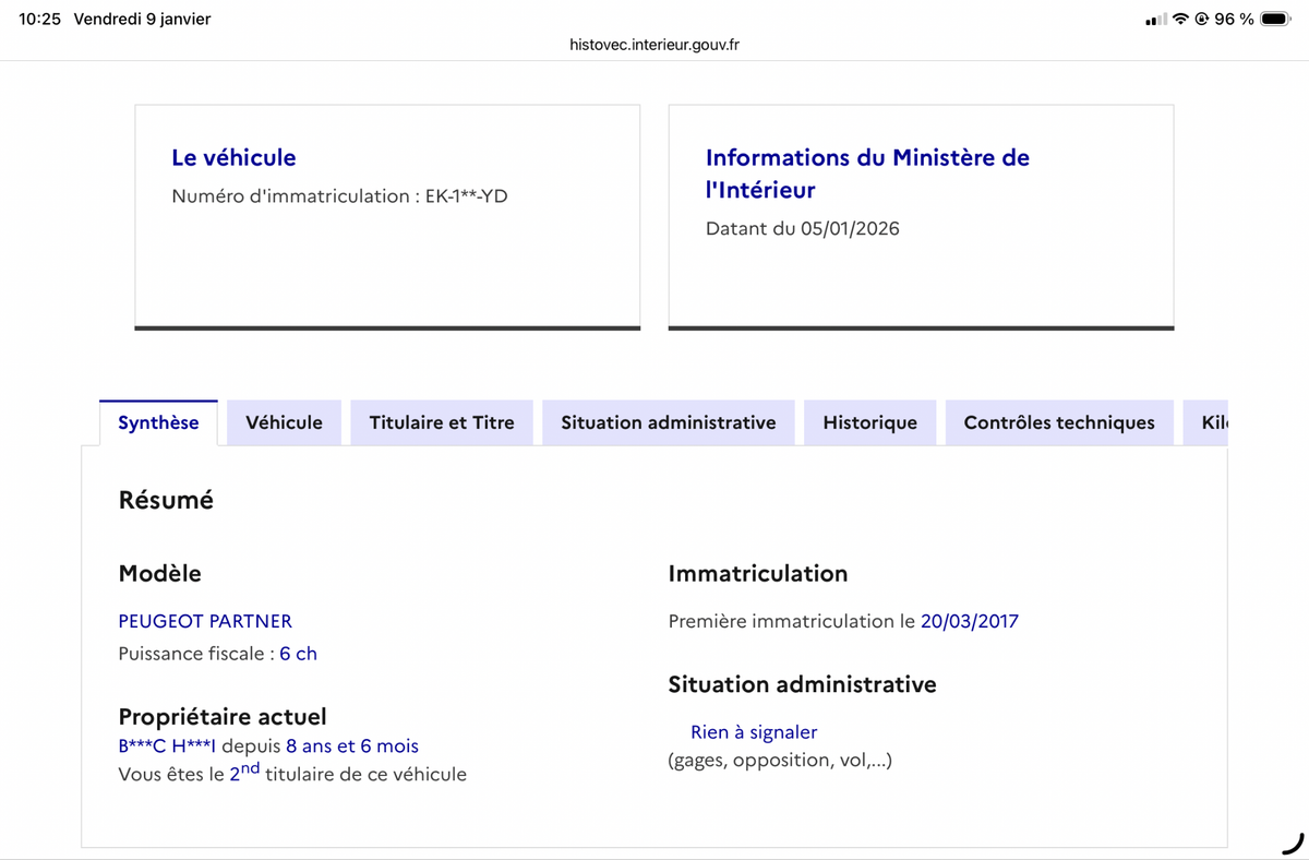 Peugeot Partner d'occasion