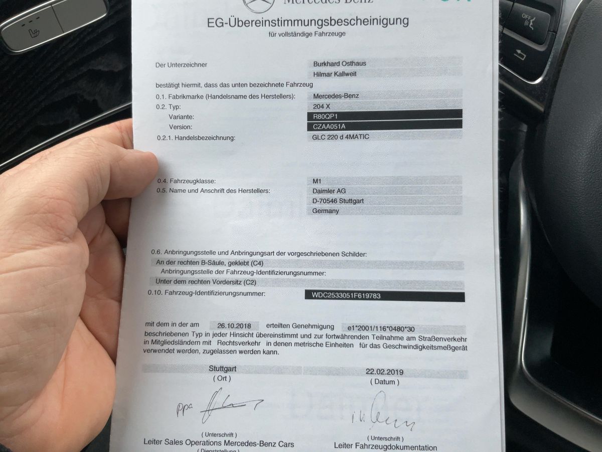 Mercedes-Benz GLC-Klasse d'occasion