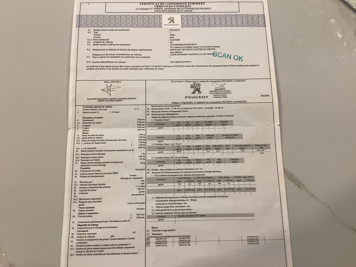 Peugeot Partner d'occasion