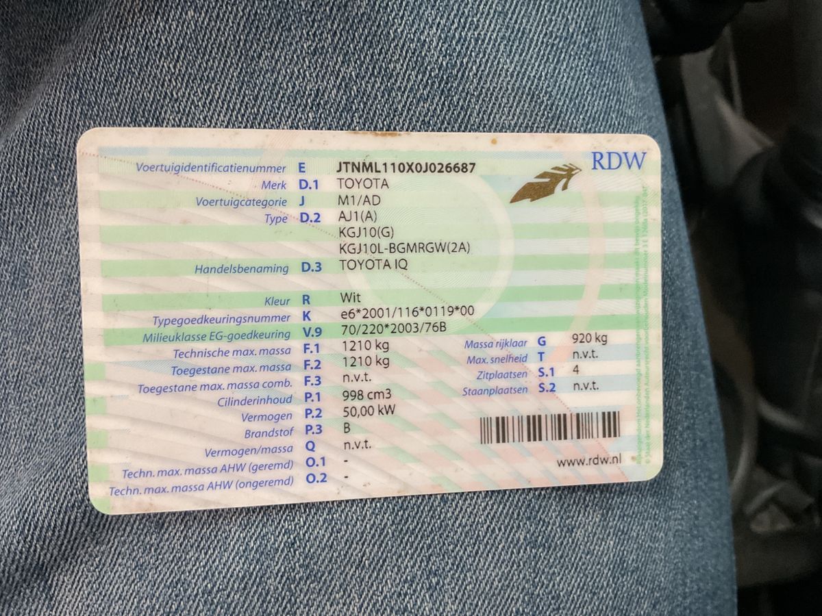 Toyota iQ d'occasion