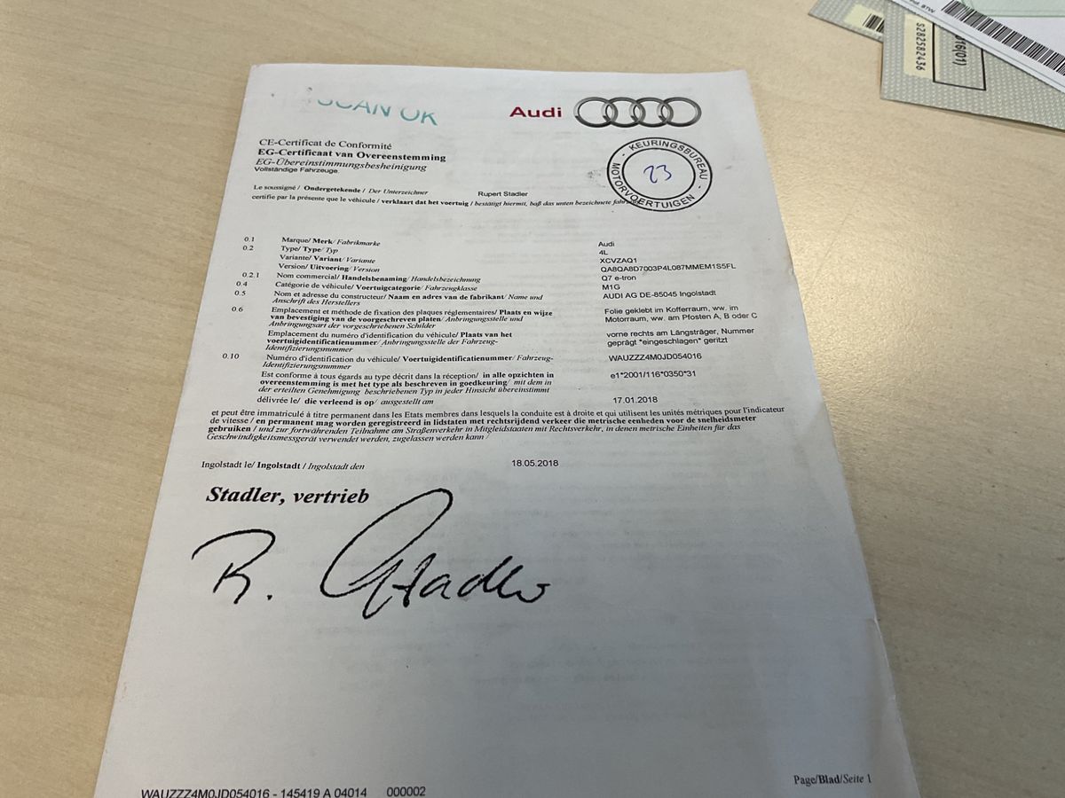 Audi Q7 3.0 TDI e-tron quattro