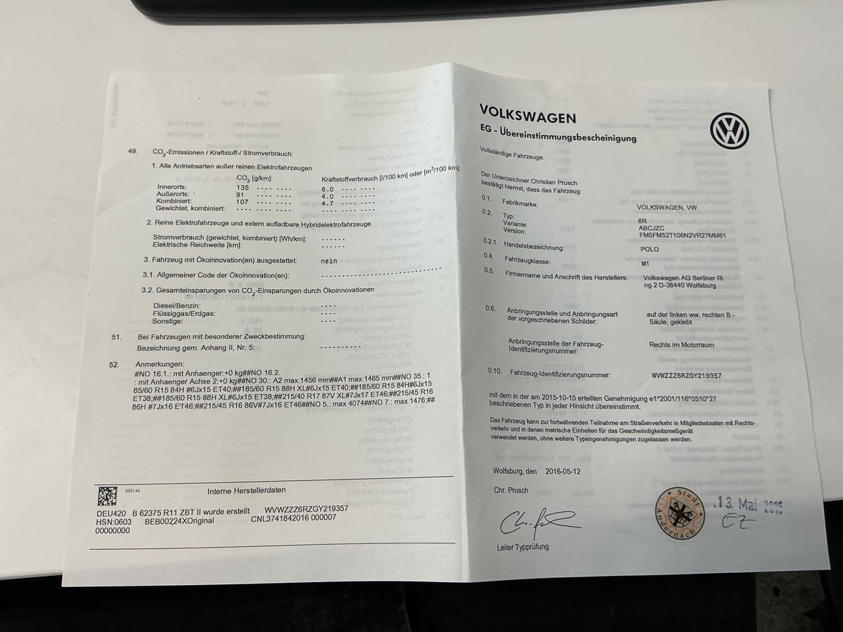 Volkswagen Polo 1.2 TSI Allstar BlueMotion Tech