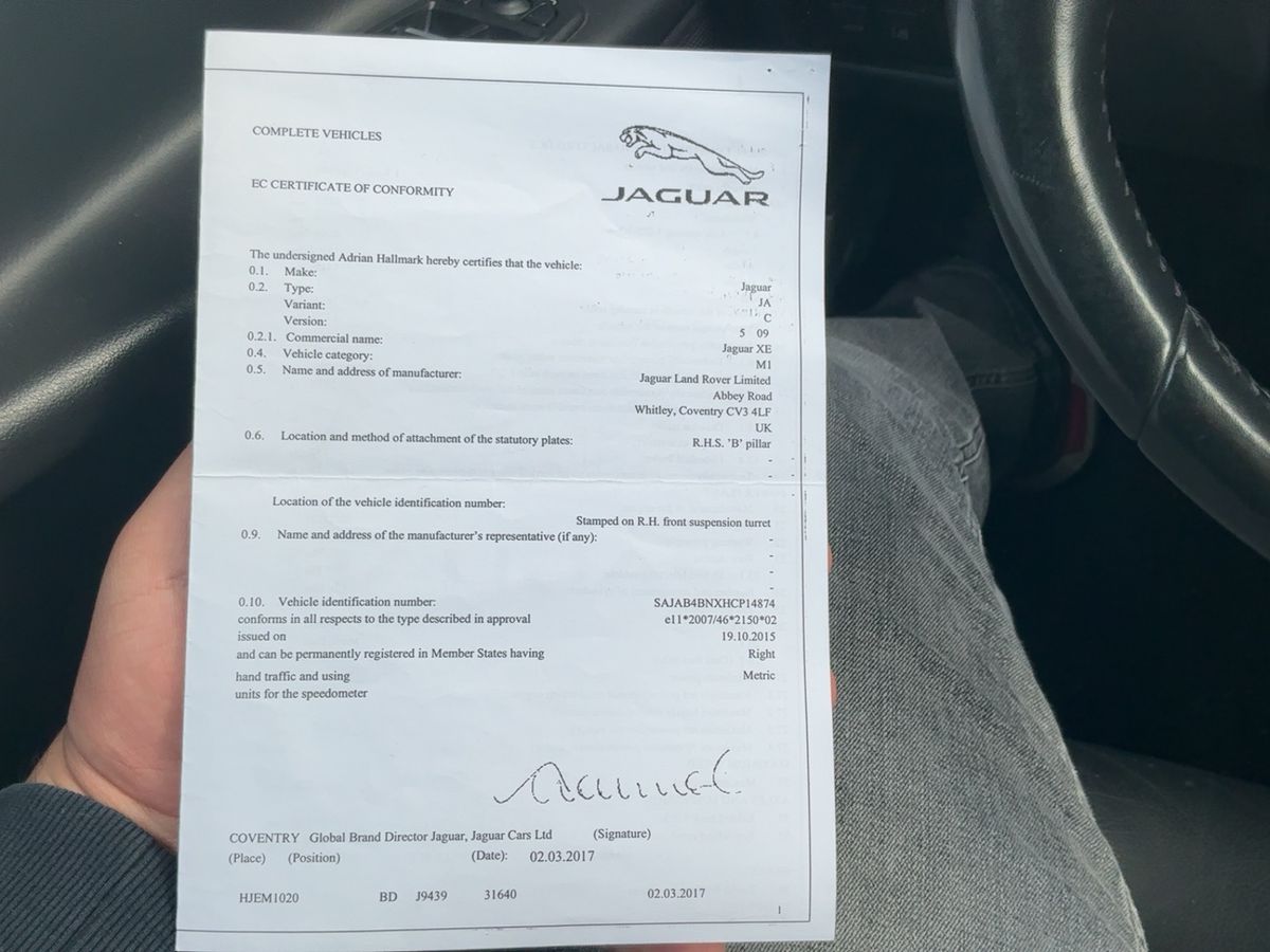 Jaguar XE d'occasion