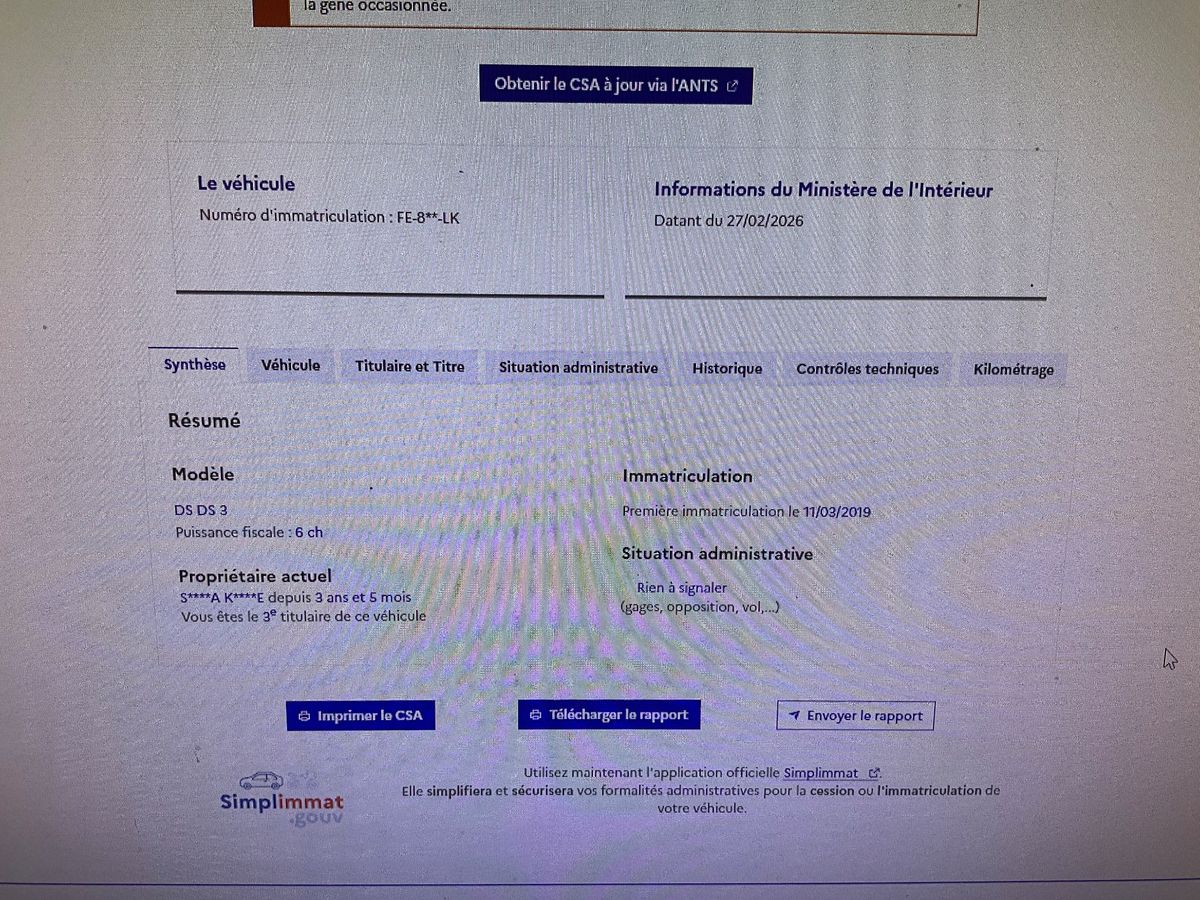 DS Automobiles d'occasion