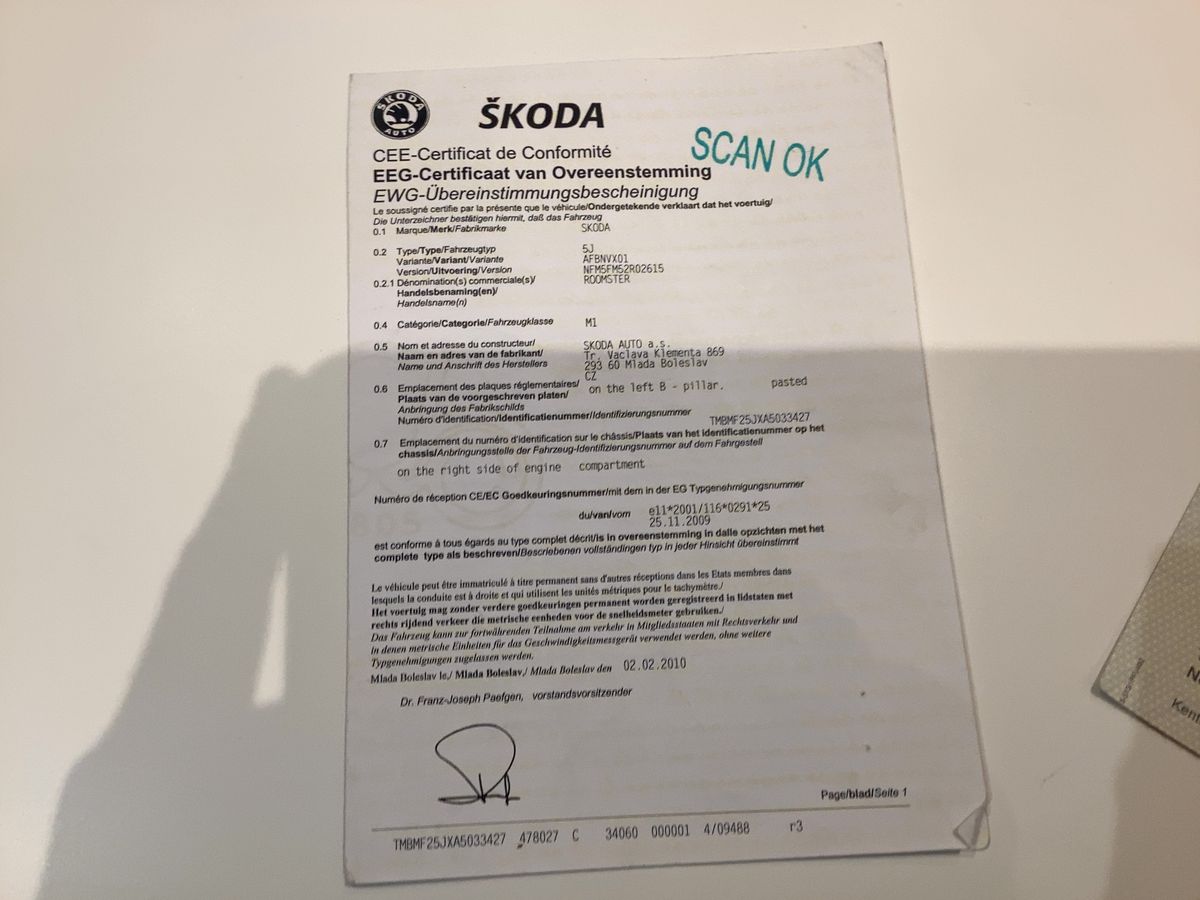 Skoda Roomster d'occasion