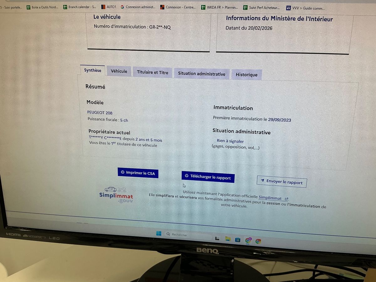 Peugeot 208 d'occasion