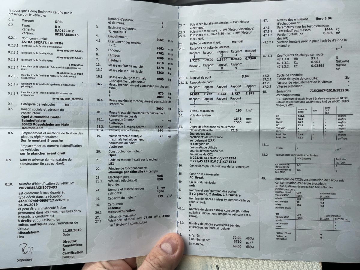 Opel Astra d'occasion