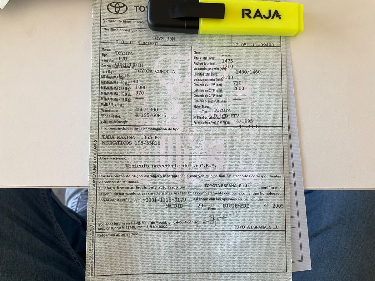 Toyota Corolla d'occasion