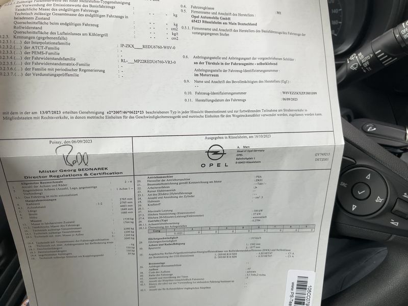 Opel Combo Life electric drive 100 kW — zdjęcie 16