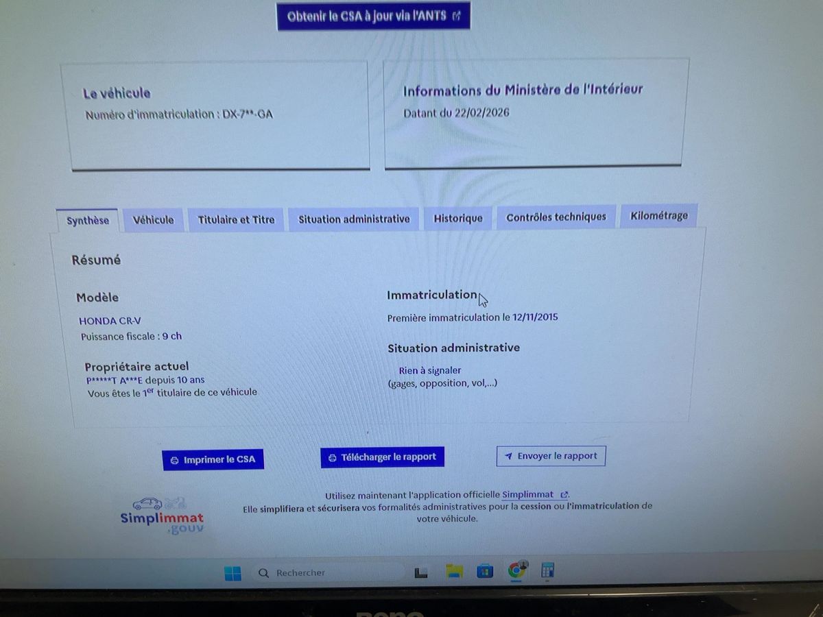 Honda CR-V d'occasion