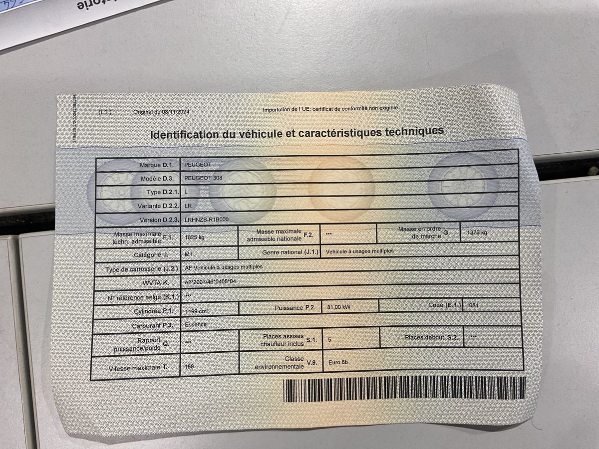 Peugeot 308 d'occasion