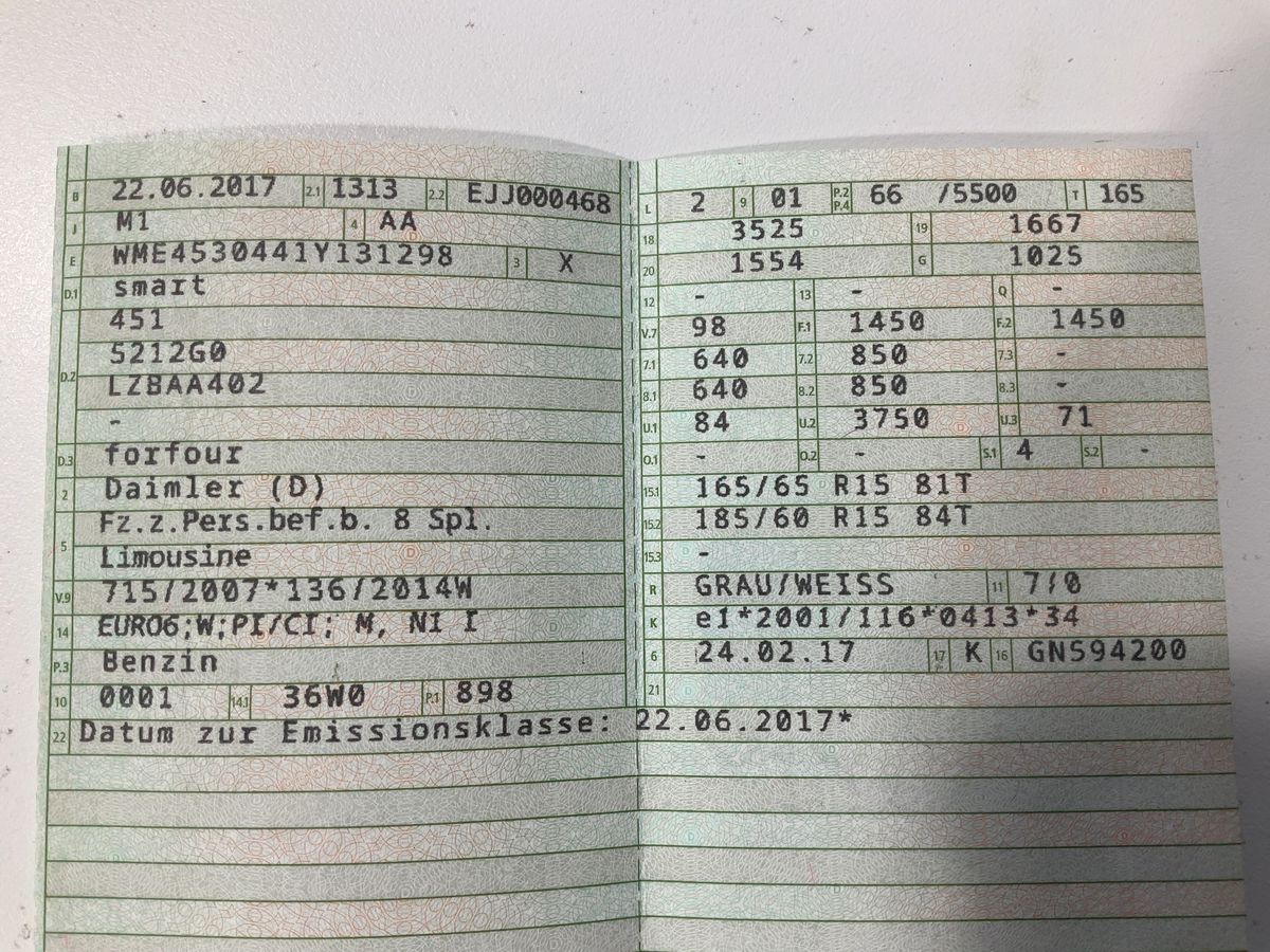 Smart forfour d'occasion