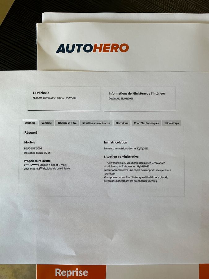 Peugeot 3008 d'occasion