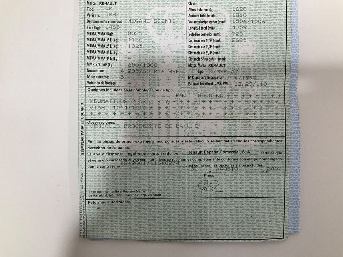 Renault Scenic d'occasion