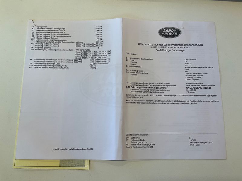Land Rover Evoque 2.2 Sd4 Pure — zdjęcie 16