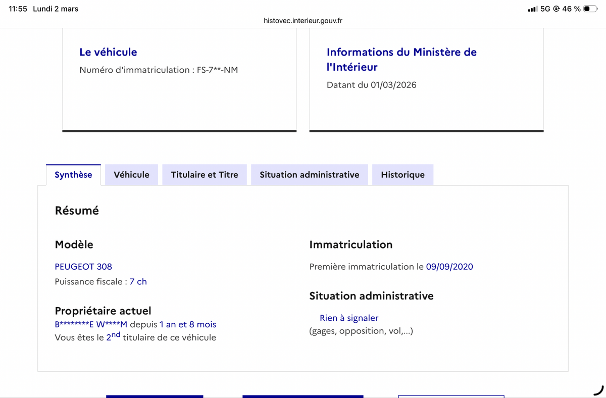 Peugeot 308 d'occasion