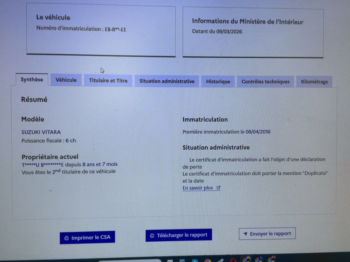 Suzuki Vitara d'occasion