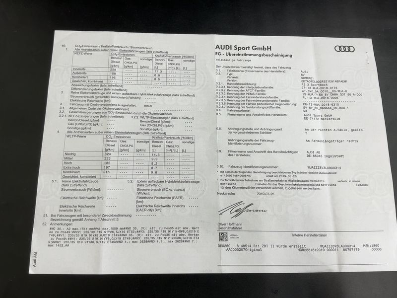 Audi RS 3 Sportback 2.5 TFSI quattro — zdjęcie 16