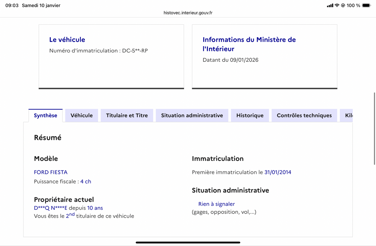 Ford Fiesta d'occasion