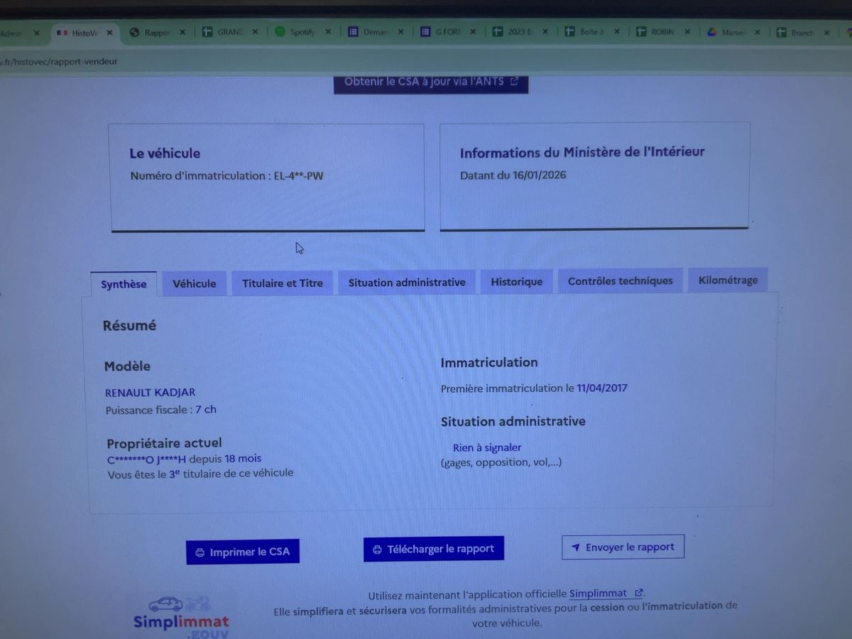 Renault Kadjar d'occasion