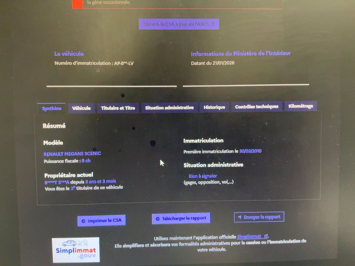 Renault Scenic d'occasion