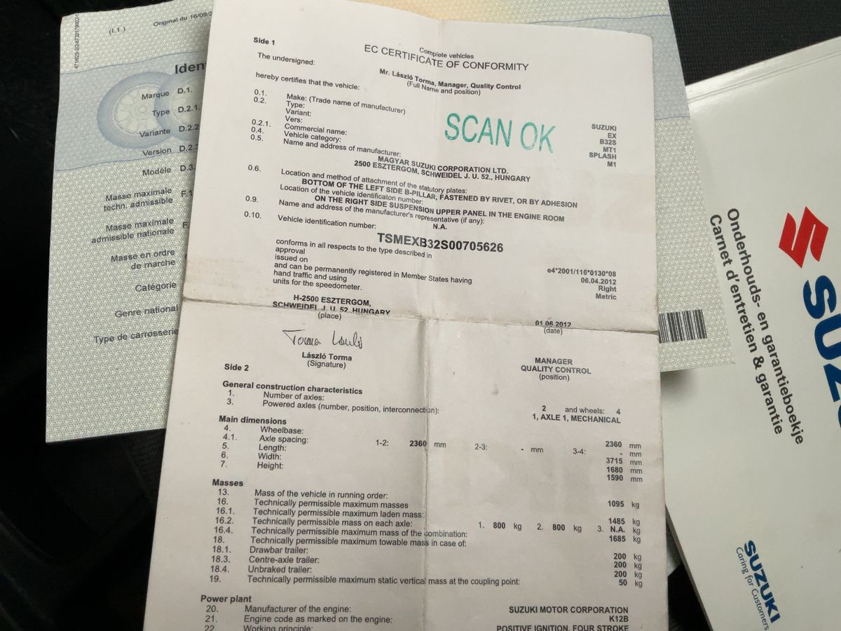 Suzuki Splash d'occasion