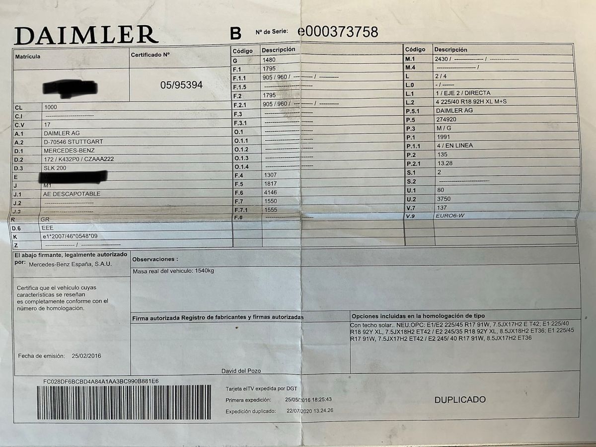 Mercedes-Benz SLK-Klasse d'occasion