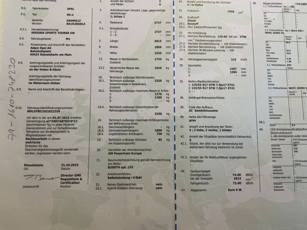 Opel Insignia d'occasion