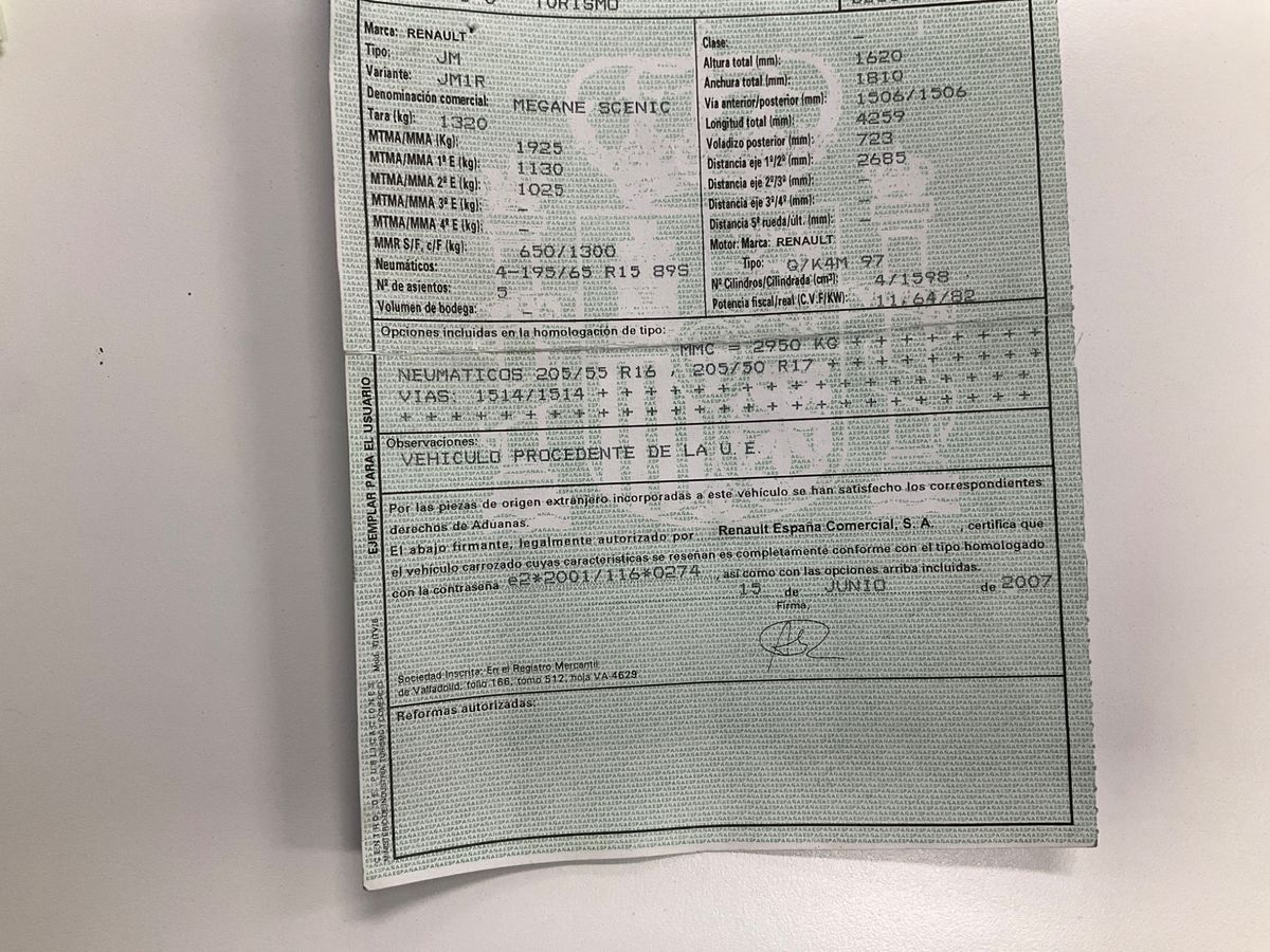 Renault Scenic d'occasion