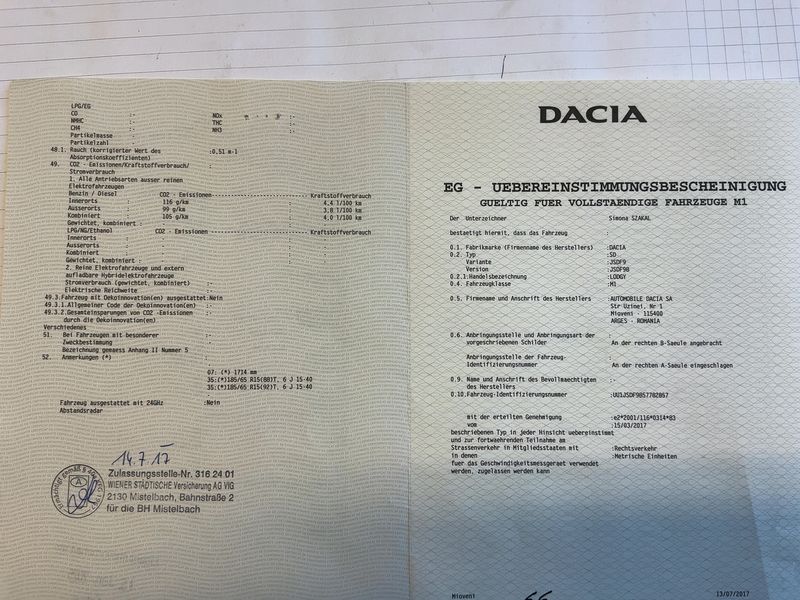 Dacia Lodgy 1.5 dCi Diesel Stepway Celebration — zdjęcie 16