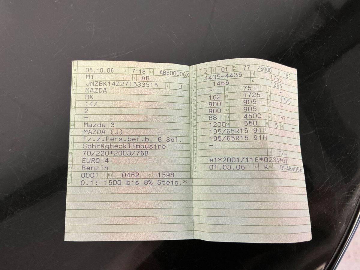 Mazda 3 1.6 Sport Active