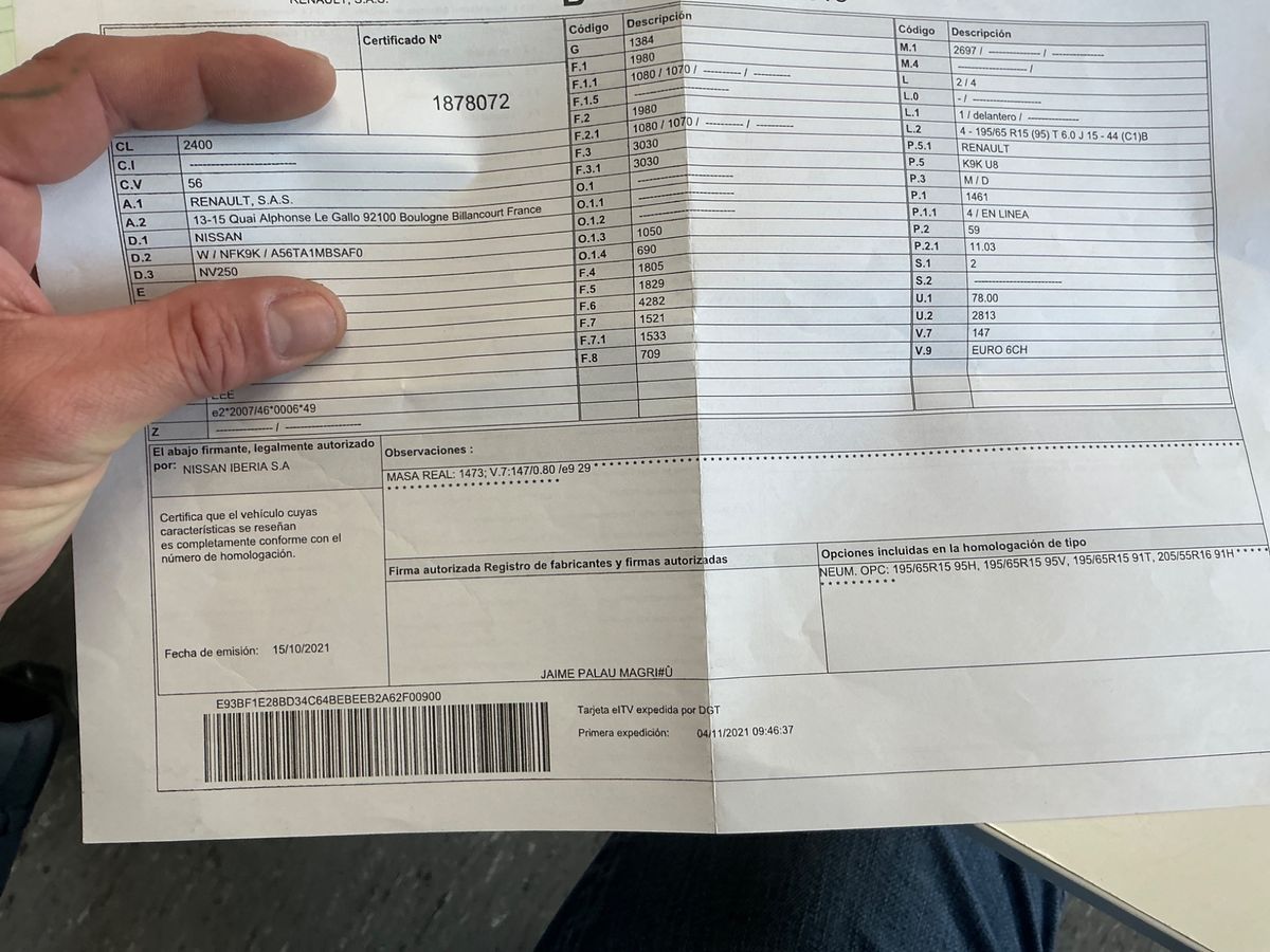 Nissan NV250 d'occasion