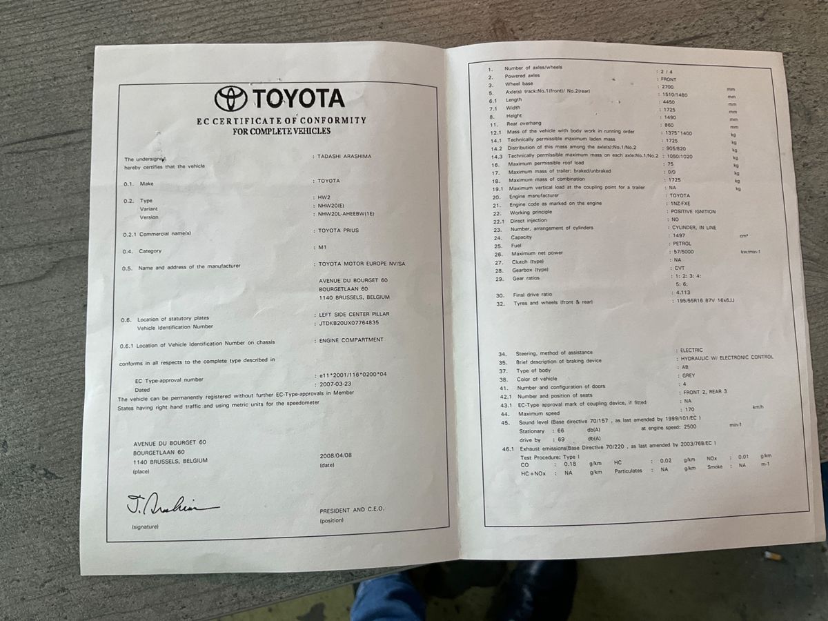 Toyota Prius d'occasion