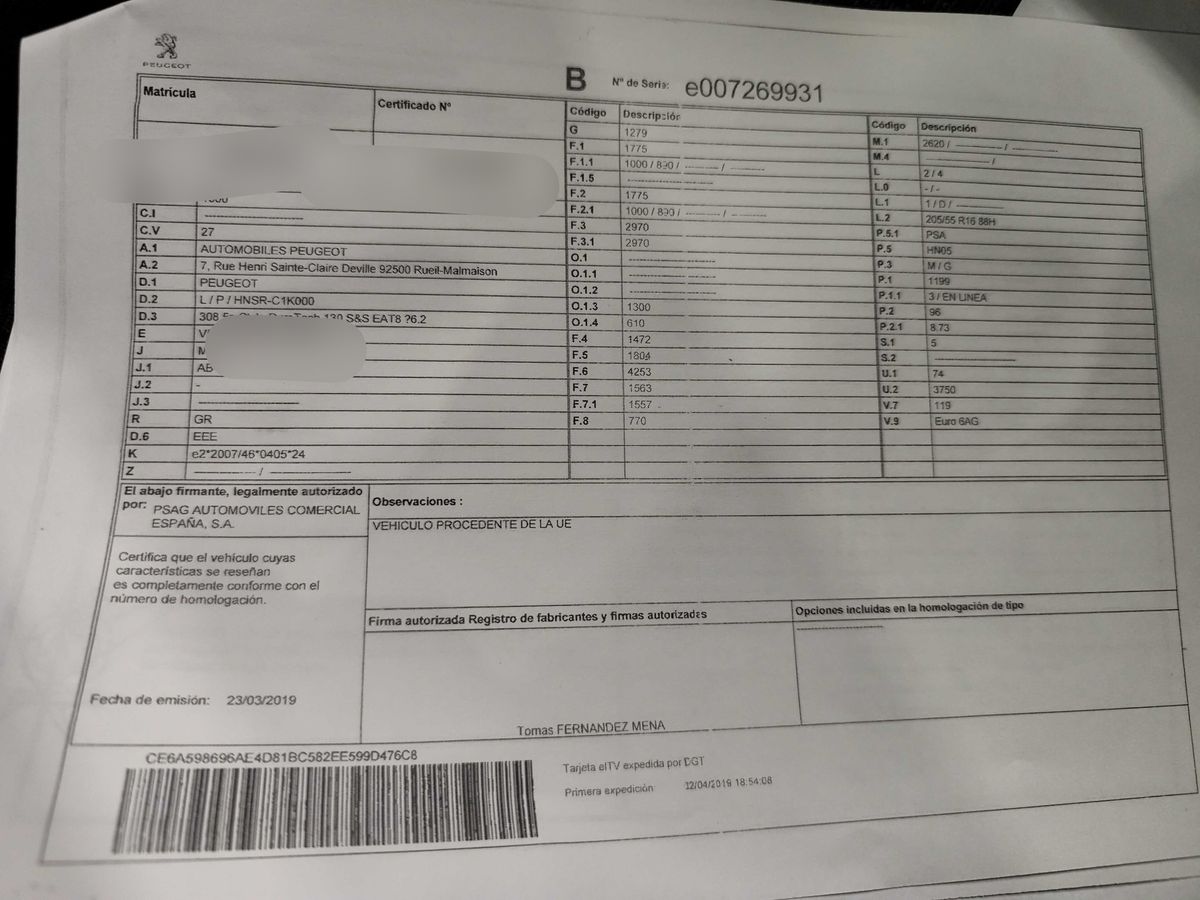 Peugeot 308 d'occasion