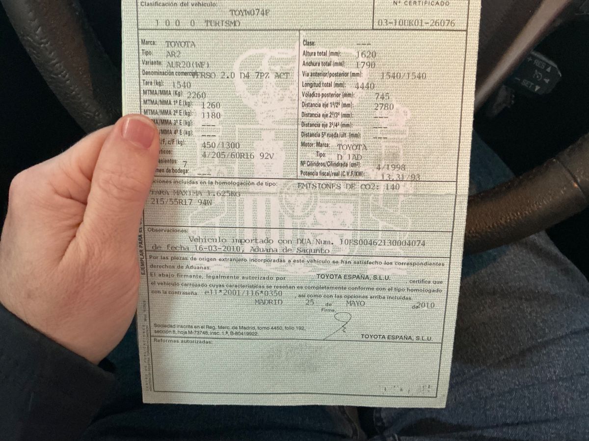 Toyota Verso 2.0 D-4D Active