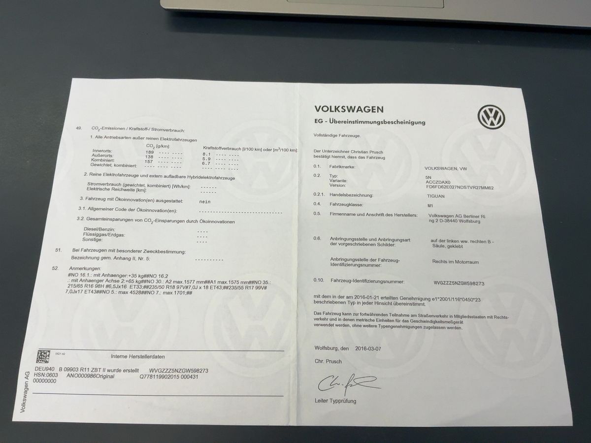 Volkswagen Tiguan d'occasion