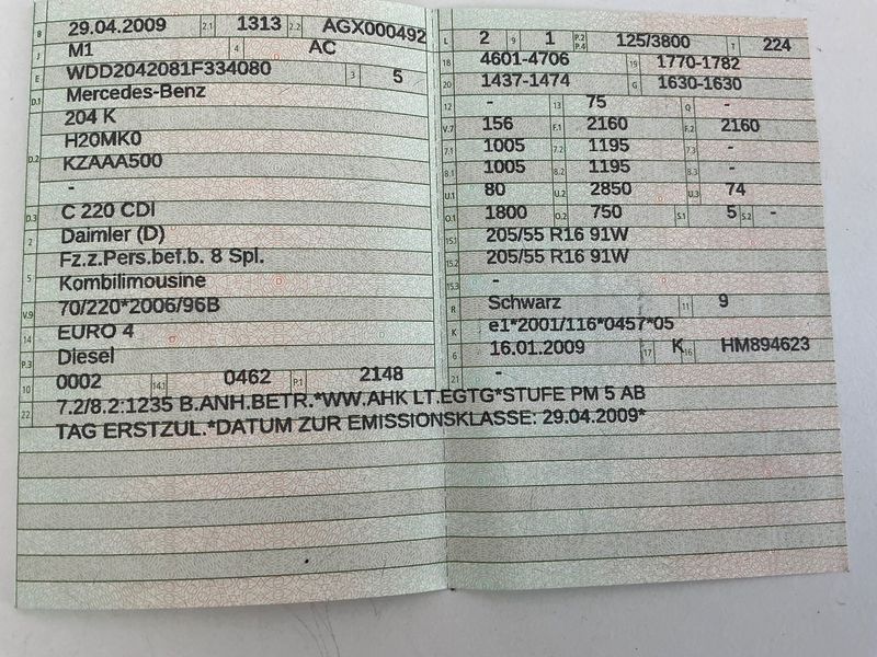 Mercedes-Benz C-Klasse C 220 CDI T Classic 2009 – снимка 21