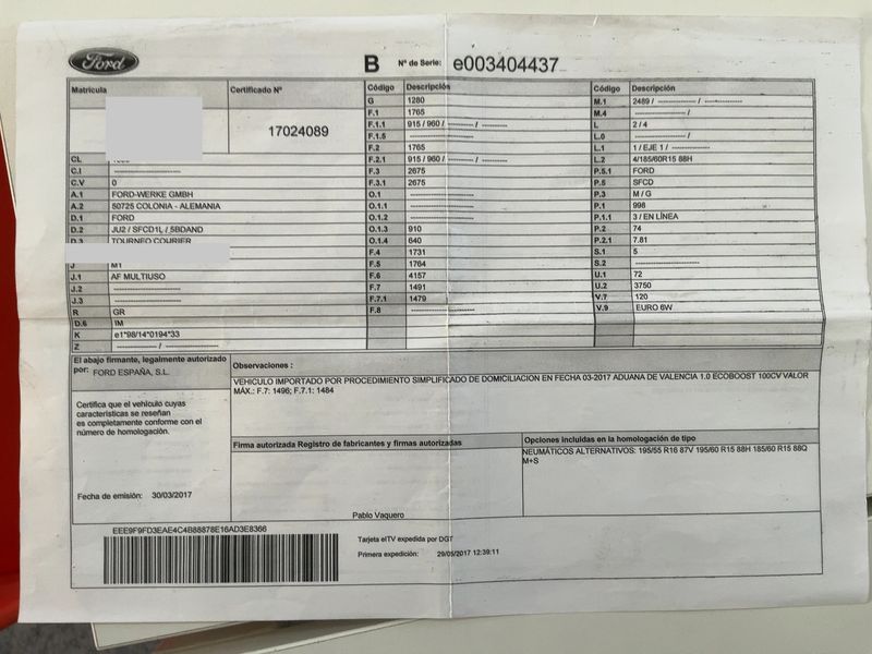 Ford Tourneo 1.0 EcoBoost Titanium — zdjęcie 16