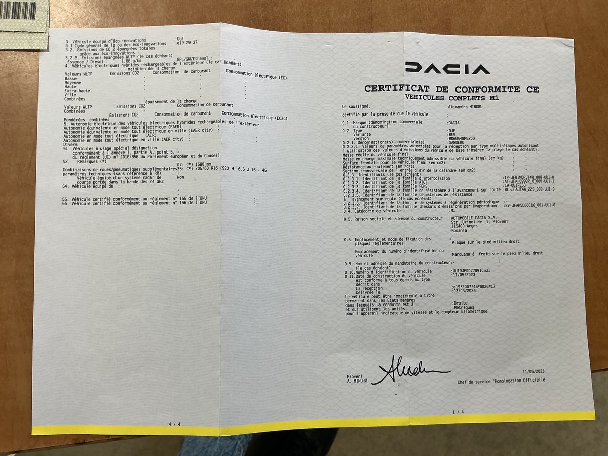 Dacia Sandero d'occasion