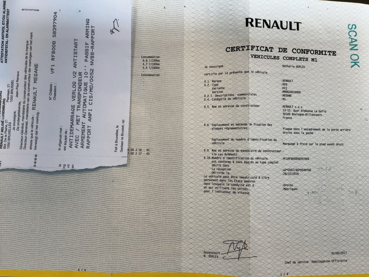 Renault Megane d'occasion