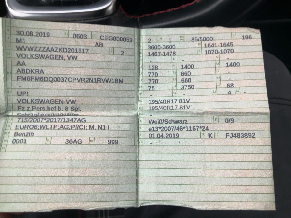 Volkswagen up! d'occasion