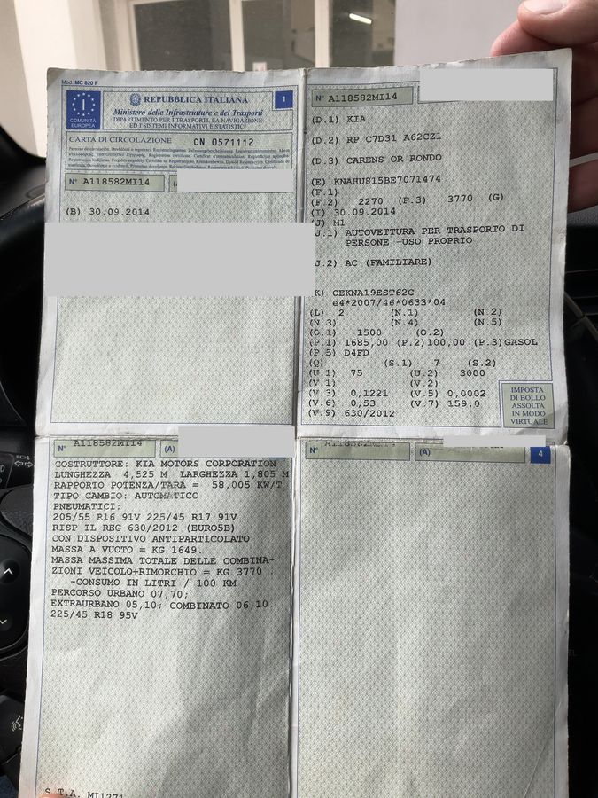 Kia Carens d'occasion