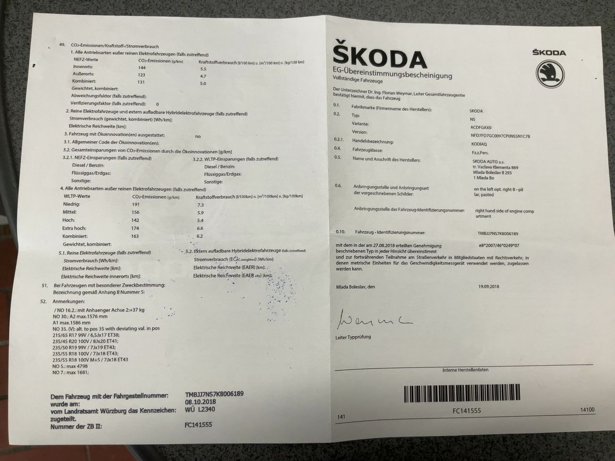 Skoda Kodiaq 2.0 TDI Style